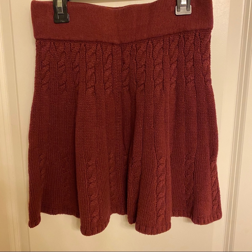 Maroon skirt